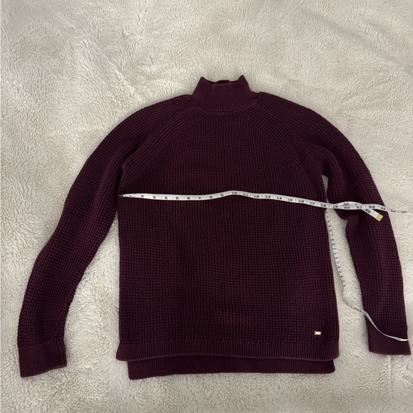 2 for $10!!! Wine color  turtleneck sweater - Picture 2 of 6
